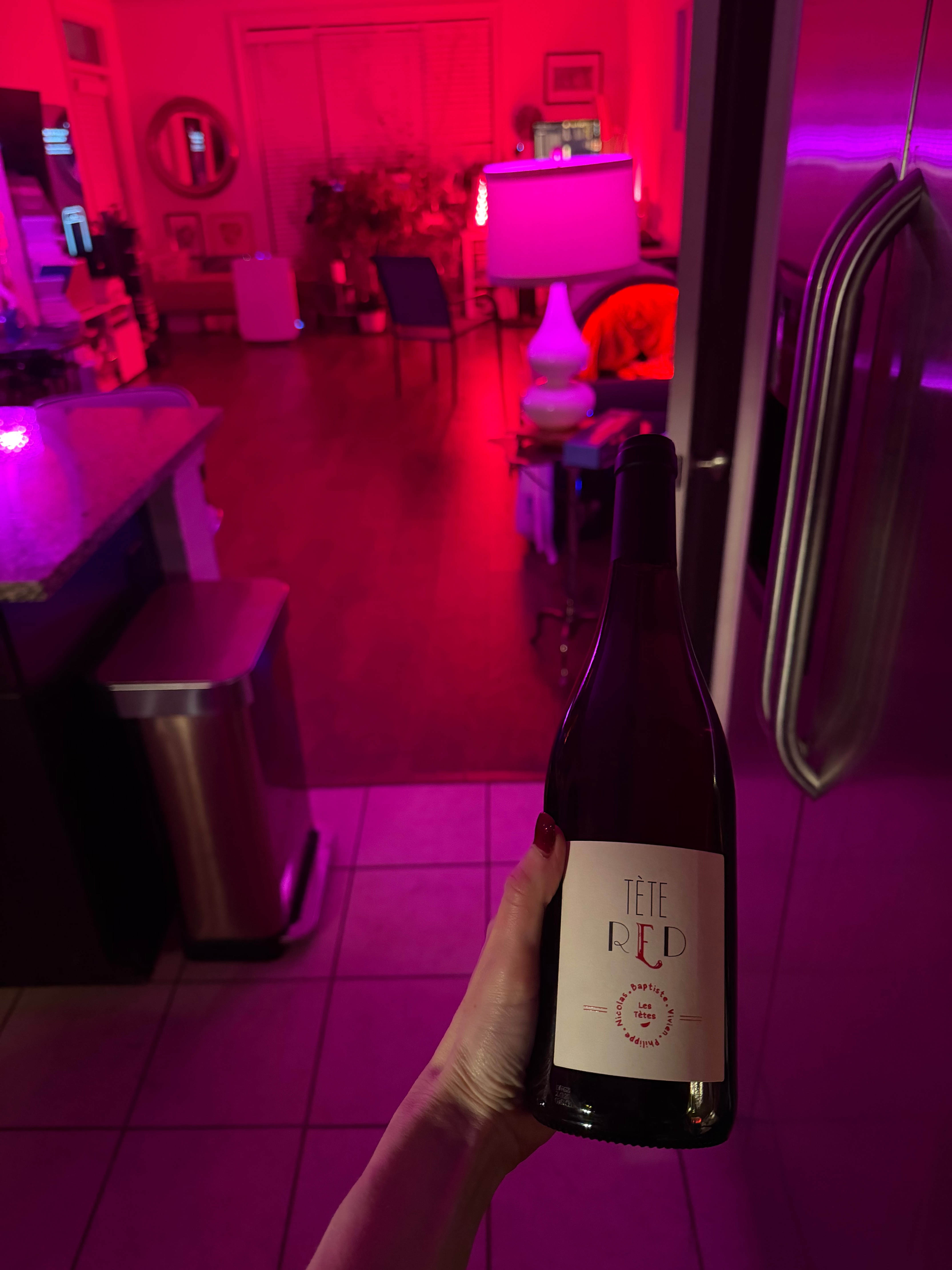 Bottle of Tête Red by Les Tètes