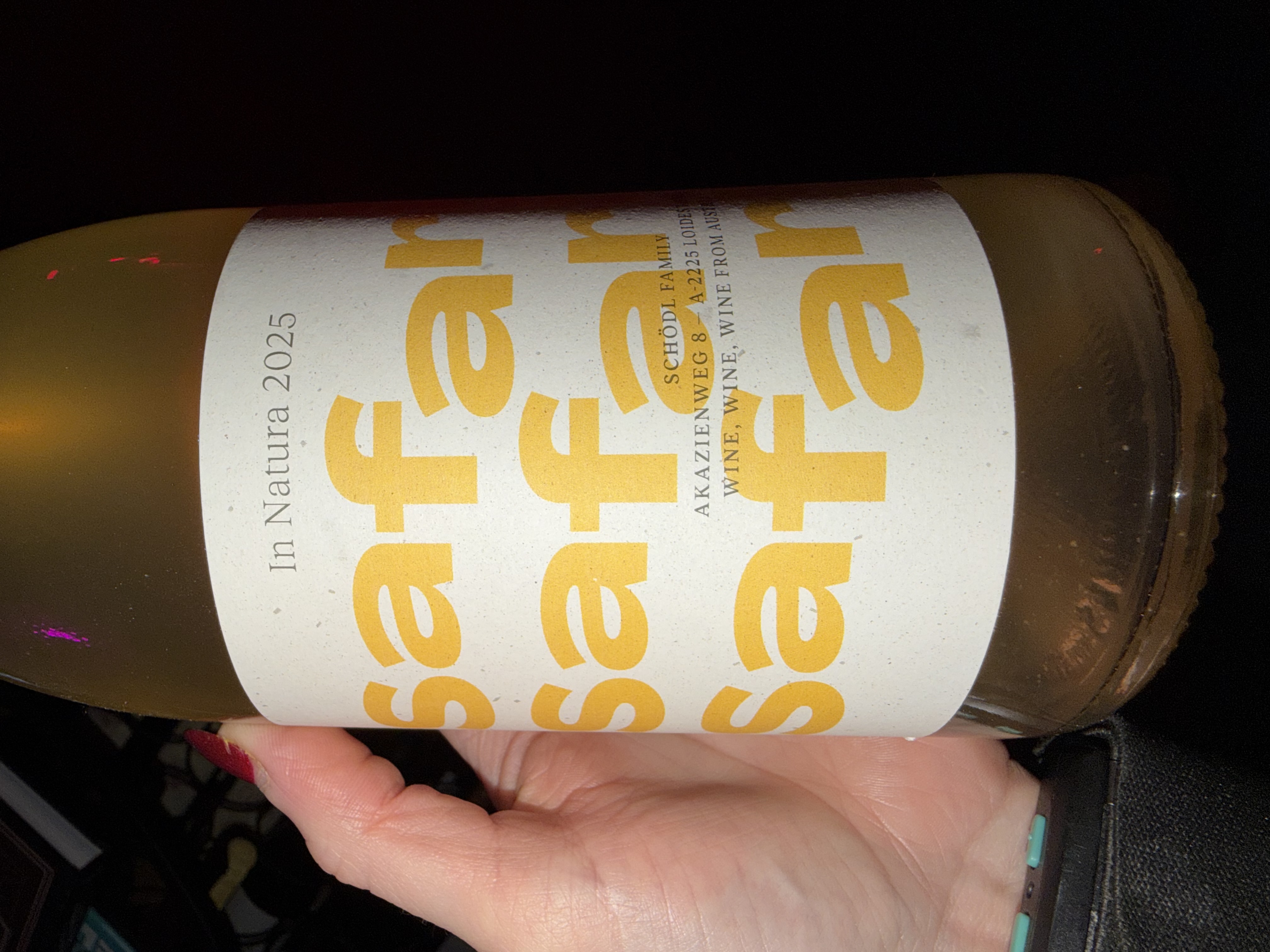 Bottle of Safari by Schödl Family