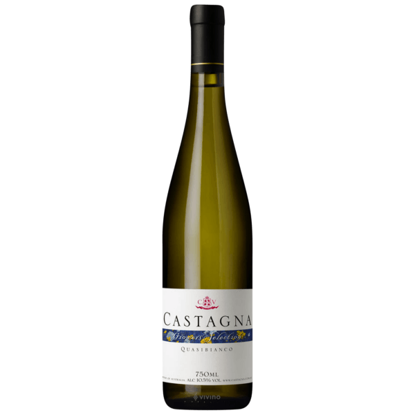 Bottle of Quasibianco Riesling by Castagna Vineyard