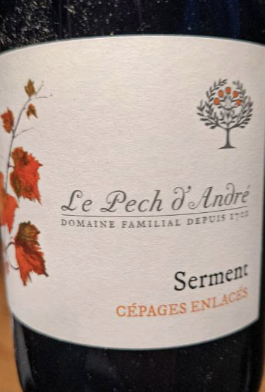 Bottle of Serment by Château le Pech d'André