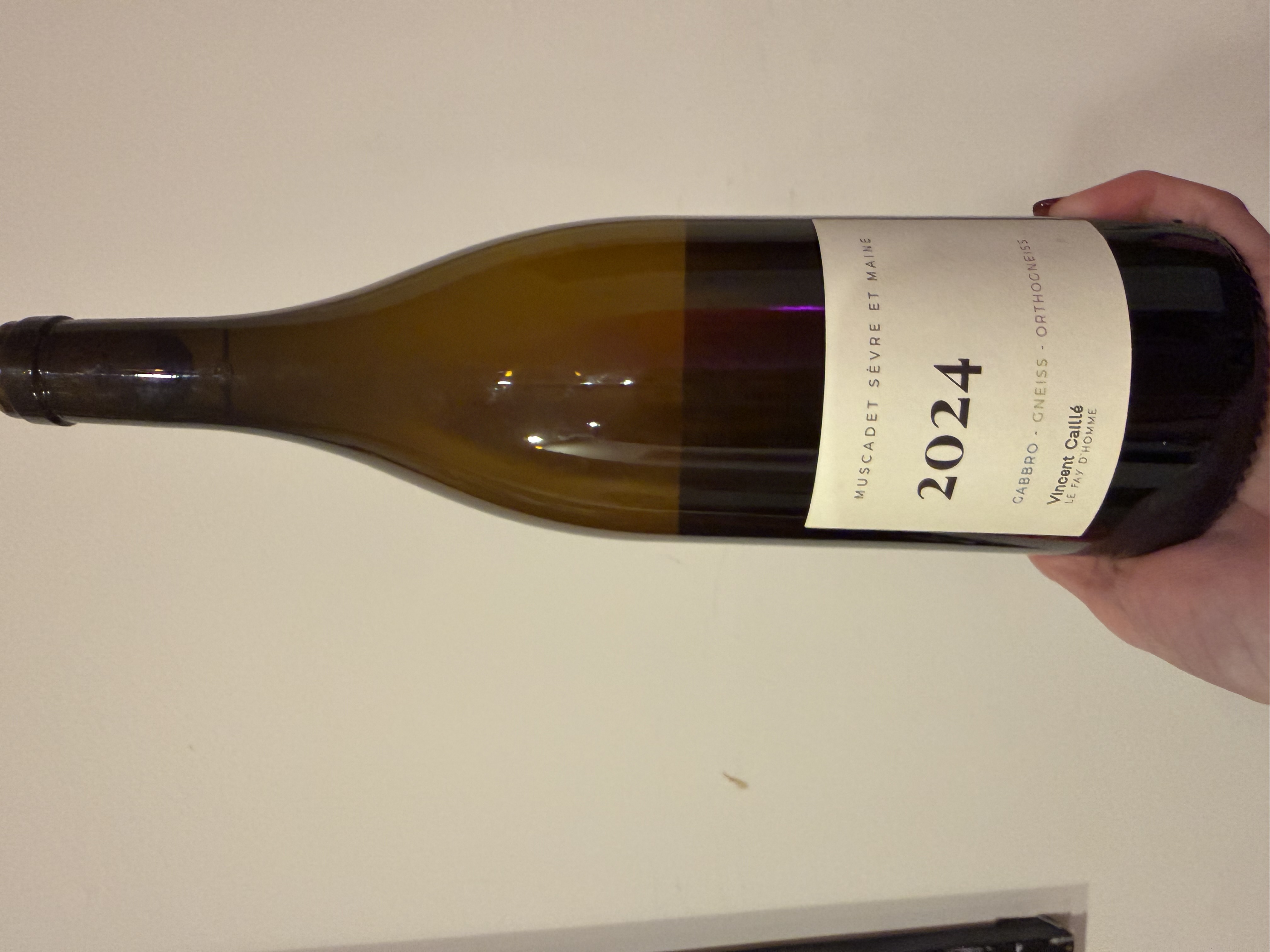 Bottle of Muscadet Sèvre et Maine by Le Fay d'Homme