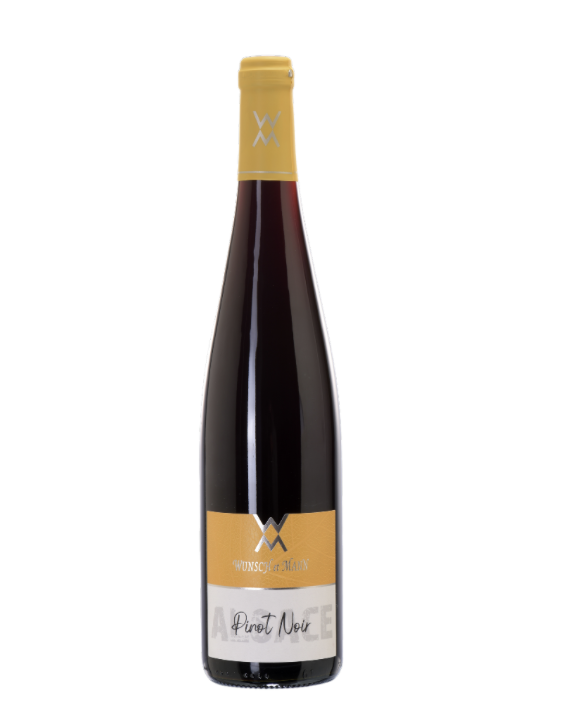 Bottle of Pinot Noir by Domaine Wunsch et Mann