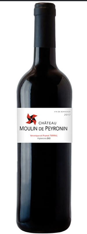 Bottle of Bordeaux Rouge by Château Moulin de Peyronin