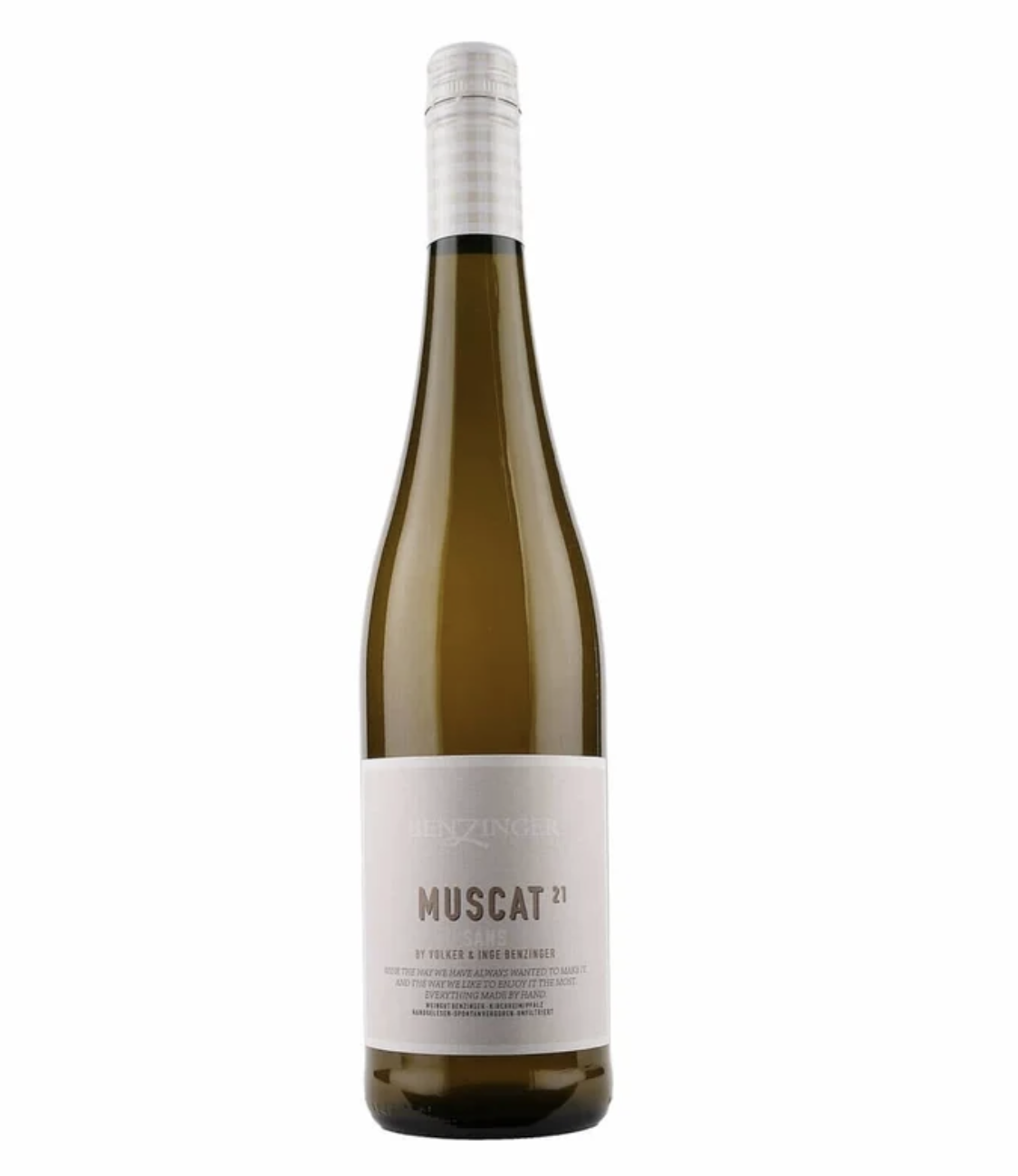 Bottle of Muscat 21 by Benziger