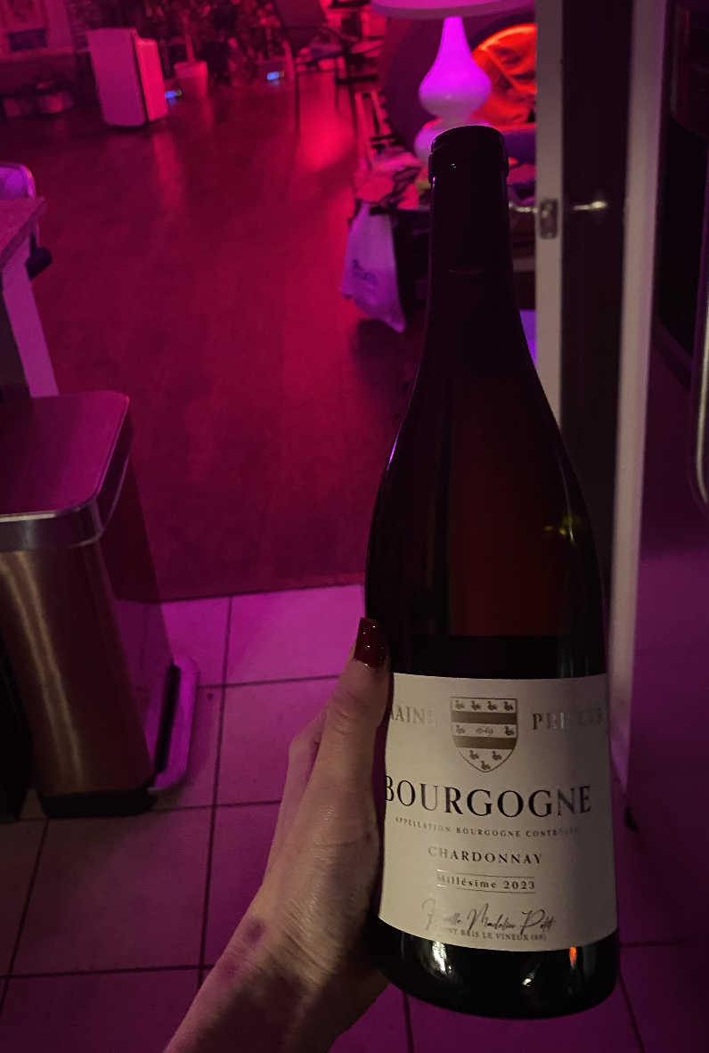 Bottle of Bourgogne Blanc by Domaine du Penlois