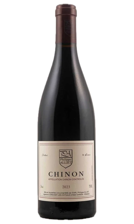 Bottle of Chinon by Philippe Alliet