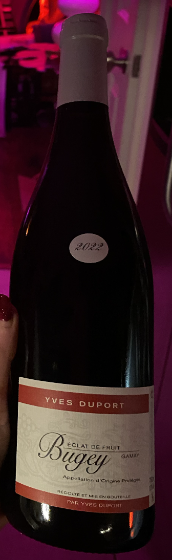 Bottle of Eclat de Fruit Bugey by Yves Duport