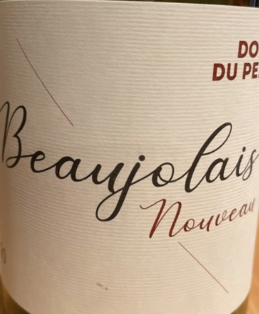 Bottle of Beaujolais-Villages Nouveau by Domaine du Penlois