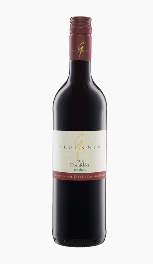 Bottle of Trocken by Dornfelder Rotwein