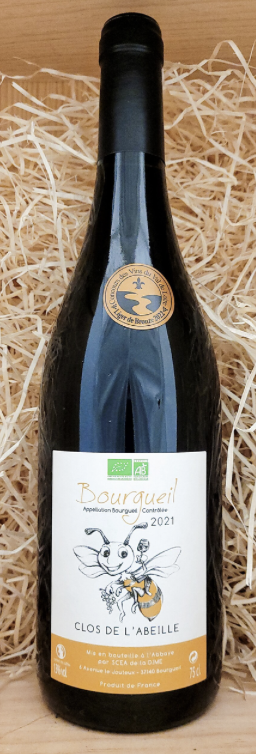 Bottle of Bourgueil by Clos de l'Abeille