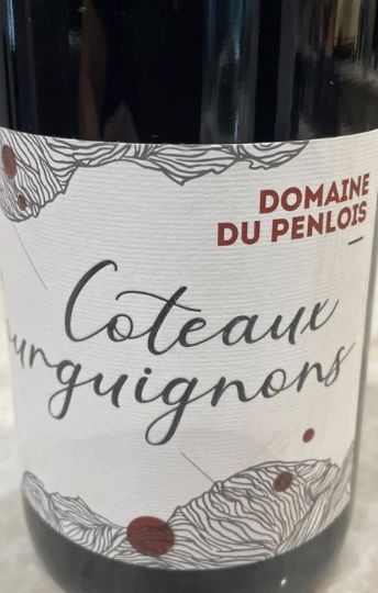 Bottle of Coteaux Bourguignons by Domaine du Penlois