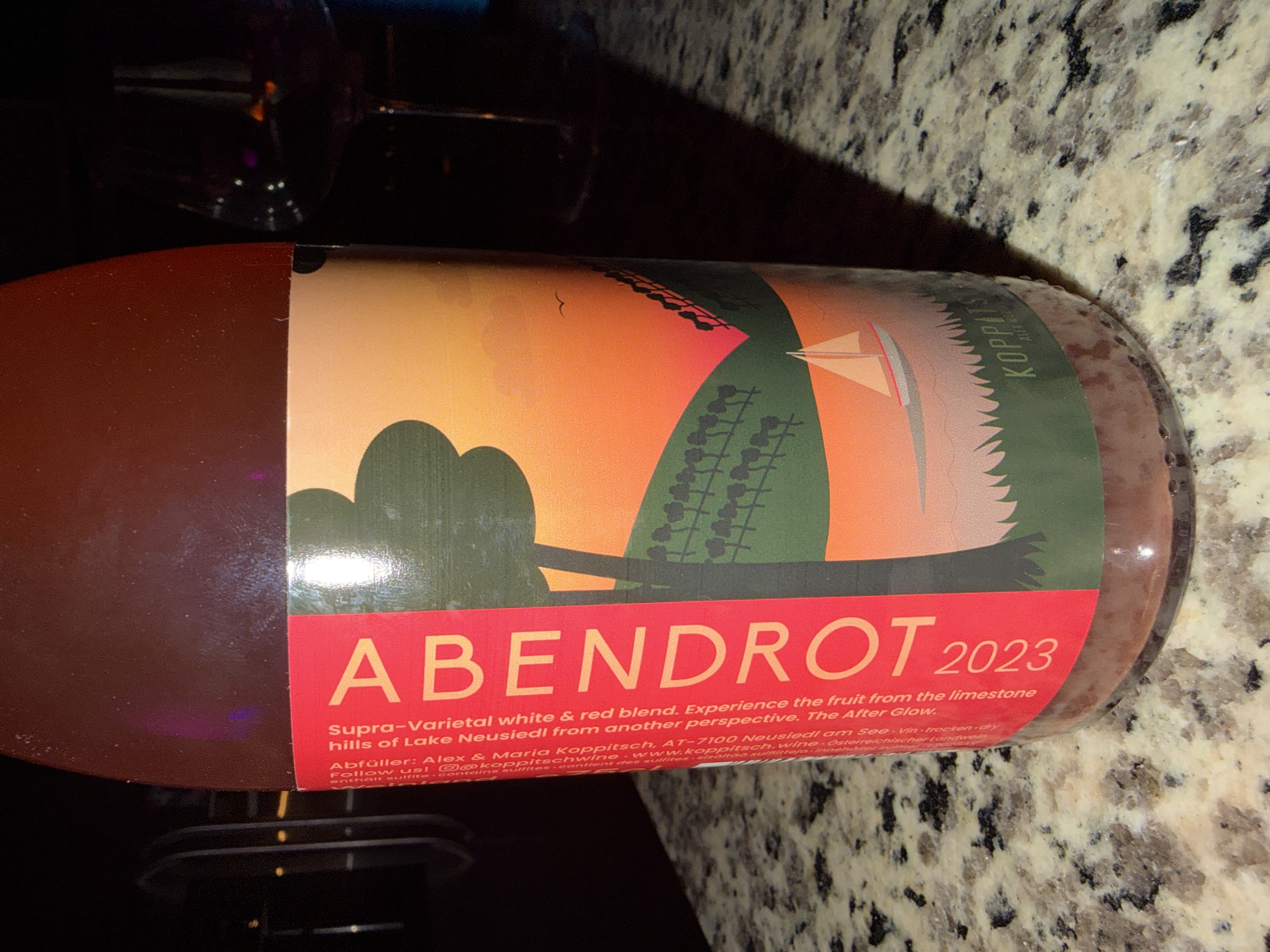 Bottle of Abendrot by Alex & Maria Koppitsch