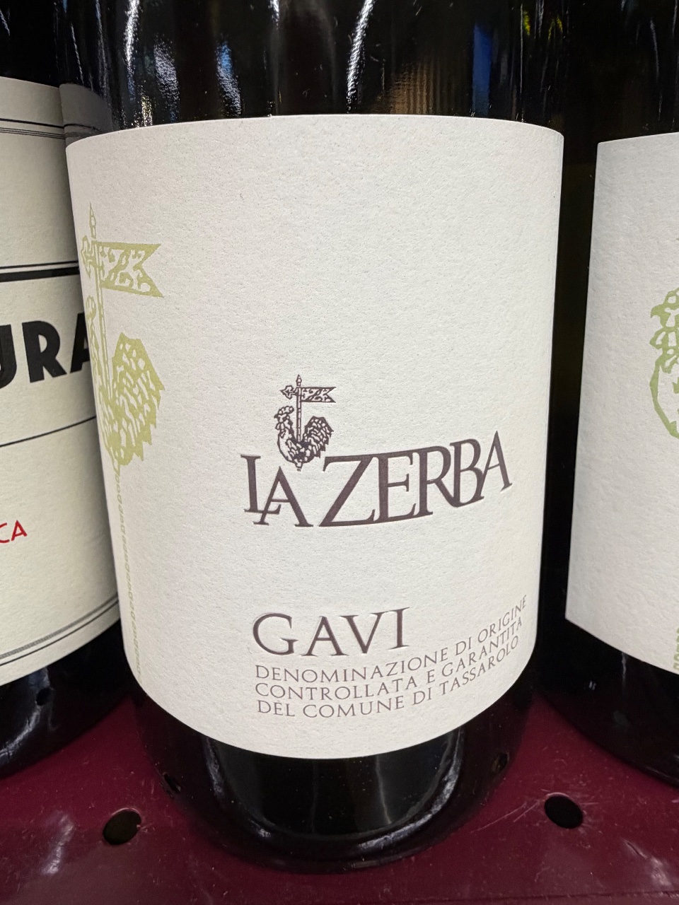 Bottle of Il Galletto Gavi by La Zerba